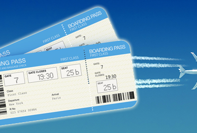 Désignation du voyageur sur billet d&rsquo;avion