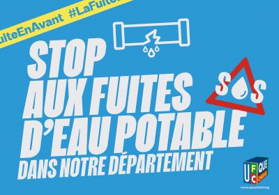 Environnement : 10 % d’eau potable perdu en Loire-Atlantique, les associations UFC-Que Choisir de Nantes et de Saint-Nazaire se mobilisent contre ‘’la fuite en avant !’’