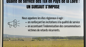 Qualité de service des TER en Pays de la Loire : un sursaut s’impose