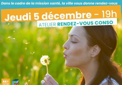 Rendez-vous conso – jeudi 5 décembre 19h – Thouaré-sur-Loire