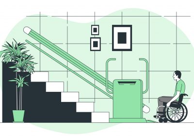 On a gagné à l&rsquo;amiable : LE MONTE-ESCALIER BRETON pas dans le ton !