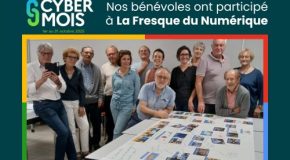 Cybermoi/s 2025 – Nos bénévoles ont participé à un atelier de La Fresque du Numérique
