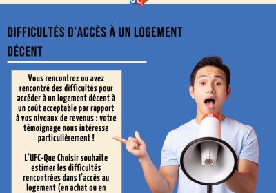 Appel à témoignages : difficultés d’accès à un logement décent